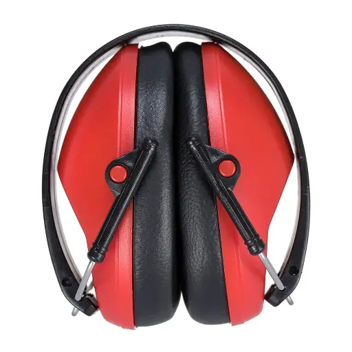 Casque anti-bruit ultra mince rouge - PS48 