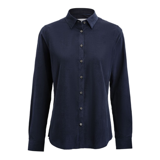 Chemisier Indigo Bow 134 Micro Cord coupe contemporaine femme – J. Harvest & Frost 2913405