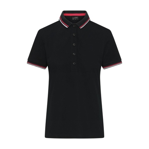 Polo piqué épais rayé 210 g femme – Daiber JN 1305