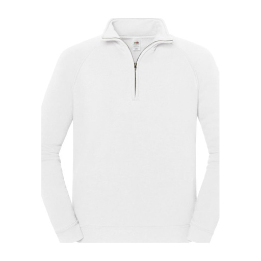 Sweat col zippé épais 300 g – Fruit of the Loom Iconic Premium Zip Neck Sweat