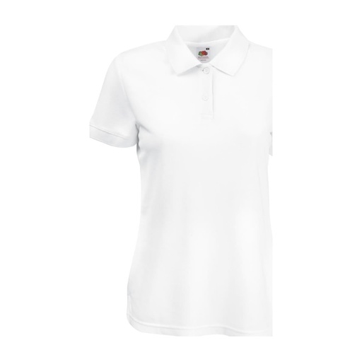 Polo piqué 180 g femme – Fruit of the Loom Lady-Fit 65/35 Polo