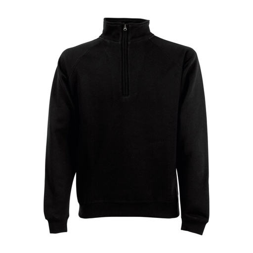 Sweat col zippé 280 g – Fruit of the Loom Classic Zip-Neck Sweat