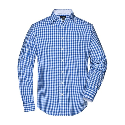 Chemise popeline à carreaux manches longues – Daiber JN 617