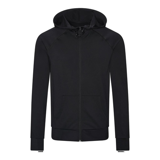 Sweat-shirt à capuche zippé contrasté – Just Cool JC057