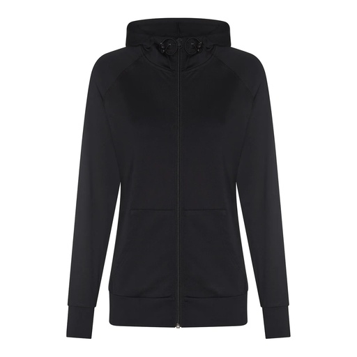 Sweat-shirt à capuche Girlie zippé contrasté – Just Cool JC058