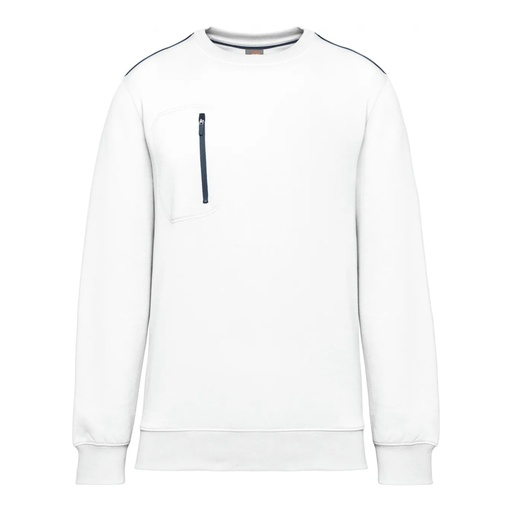 Sweat-shirt DayToDay poche contrastée – WK WK403