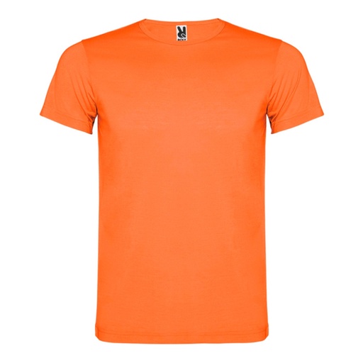 T-shirt à manches courtes en polyester avec toucher coton et coutures latérales Akita – Roly CA6534