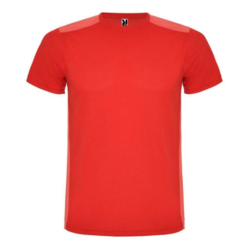T-shirt technique respirant unisexe bicolore à manches courtes Detroit – Roly CA6652