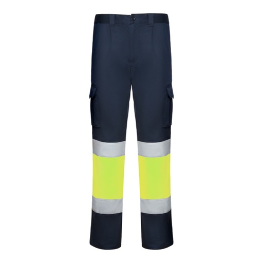 Pantalon long multi-poches bicolore haute visibilité Daily Stretch HV – Roly HV9312