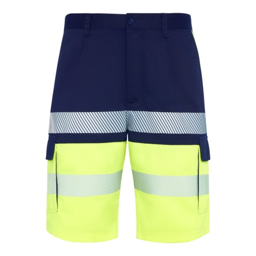 Short multi-poches bicolore haute visibilité Lada – Roly HV9328