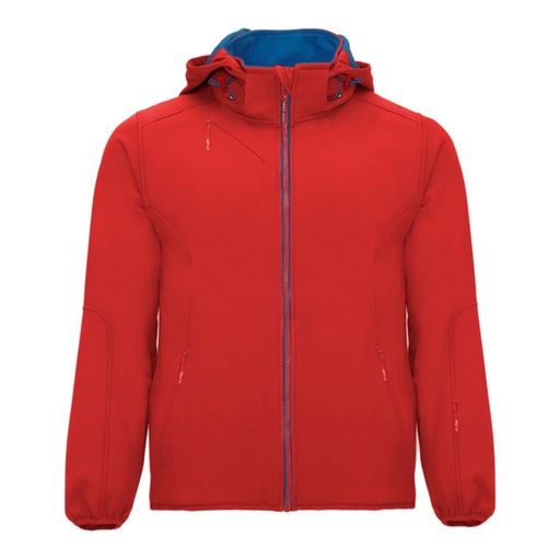 Veste softshell unisexe 2 couches avec fermeture à glissière contrastée Siberia – Roly SS6428