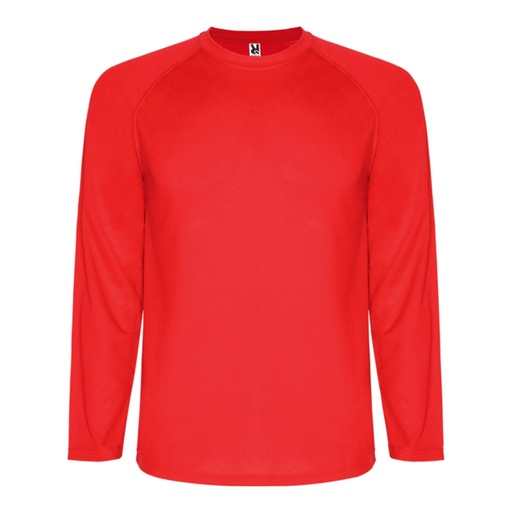 T-shirt technique respirant à manches raglan enfant Montecarlo L/S – Roly CA0415