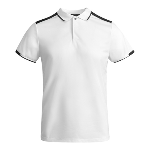 Polo technique enfant respirant bicolore à manches courtes Tamil – Roly PO0402