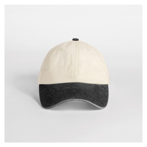 Casquette vintage compacte visière contrastée – Beechfield B673