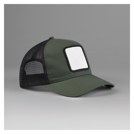 Casquette trucker 5 panneaux avec patch carré – Beechfield B636
