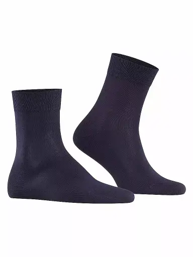 Chaussettes hautes basiques côtelées 