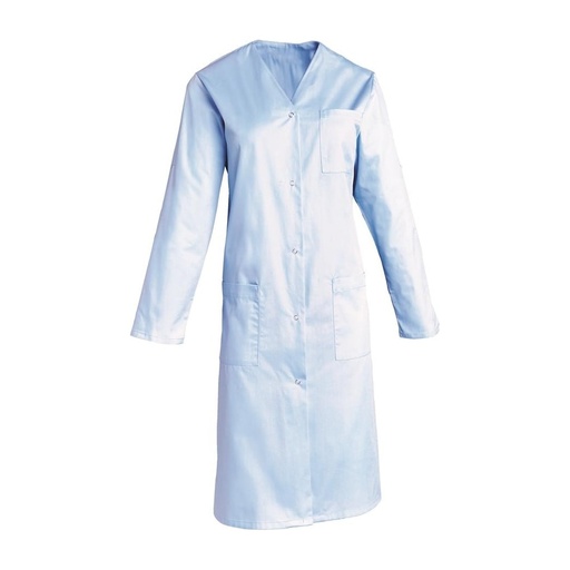 Blouse femme manches longues à pressions Lisa polycoton – SNV LISAMR00