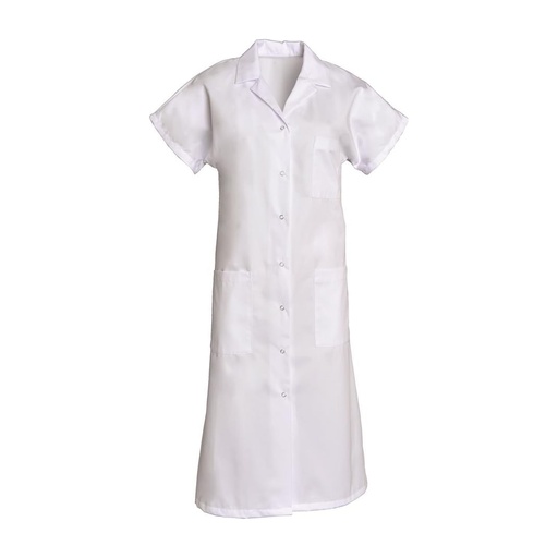 Blouse femme manches courtes à pressions Manuella polycoton – SNV MANCP000