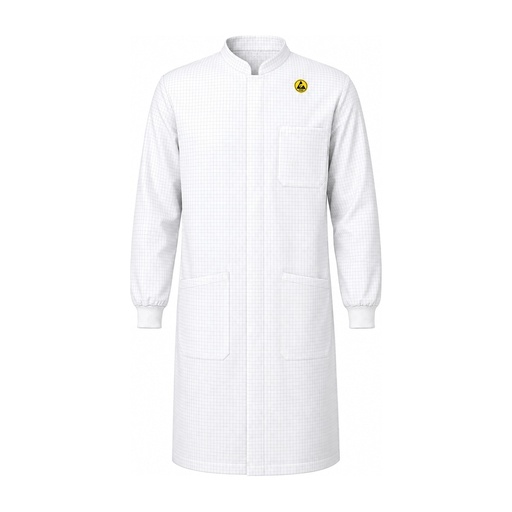 Blouse mixte manches longues à pressions Neutra ESD polyester – SNV NEUTRAESD0