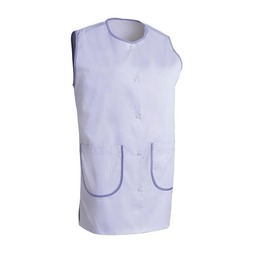 Chasuble femme sans manches à pressions Blandine polycoton – SNV BLASP000