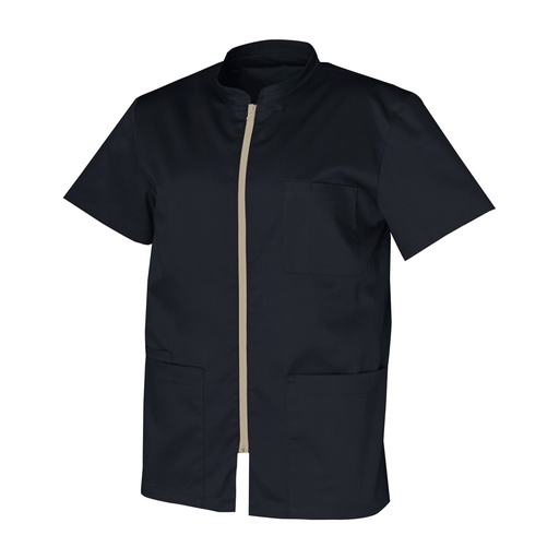 Tunique homme manches courtes zippée Sirius stretch – SNV SIRIUS00