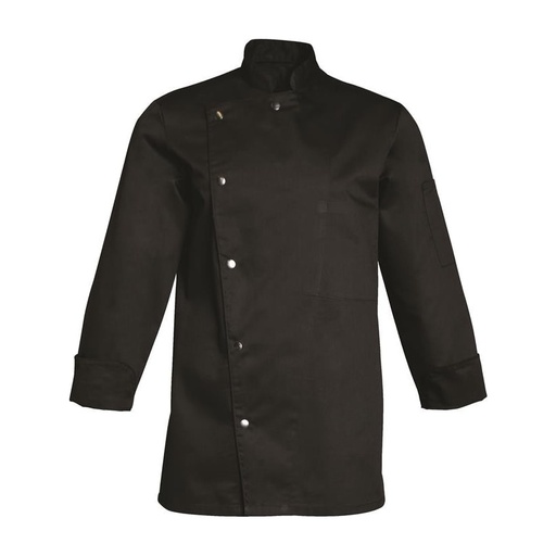 Veste de cuisine homme manches longues à pressions Alban polycoton – SNV ALBANLP0