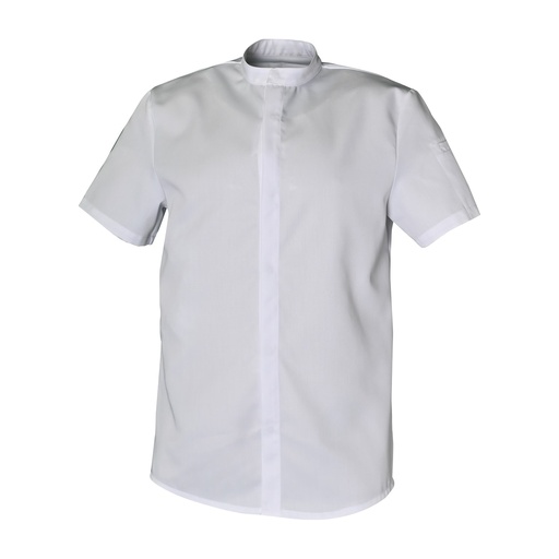 Veste de cuisine mixte manches courtes à pressions Macaron lyocell – SNV MACARMC0