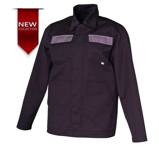 Blouson homme manches longues zippée Eden polycoton recyclé – SNV EDEN000